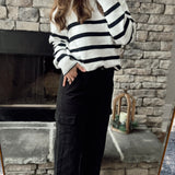 90s Nostalgic Black Wide Leg Cargo Pant