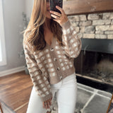 Taupe Freddie Cardigan
