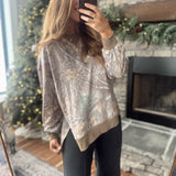 Sadie Camo Pullover