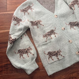 Turquoise Spotted Spirit Cardigan