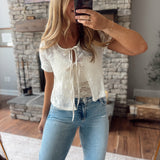 Ivory Sweet Romance Lace Top