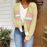 Energetic Trend Lime Multicolor Cardi