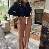 Chestnut Mineral Washed Relaxed Pant