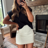 Dotty Delight Mini Skirt