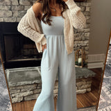 Ice Blue Joyful Jumpsuit