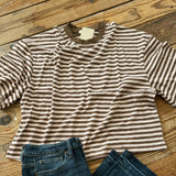 Pink & Brown Cammi Tee