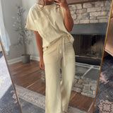 Pale Yellow Linsley Pants