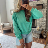 Green Sunday Sweat Crew