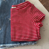 Red Main Street Stripes Top