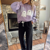 Black Mineral Washed Relaxed Pant