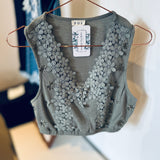 Total Frills Olive Bralette