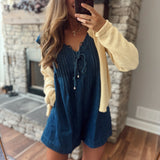 Daisy Denim Romper