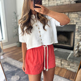 Papaya Avalune Linen Shorts