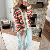 Red Jamboree Cardigan