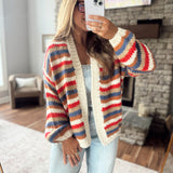 Red Jamboree Cardigan