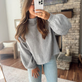 Heather Gray Reverie Sweater