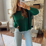 Hunter Green Genevieve Top
