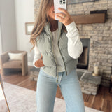 Olive Winsley Puffer Vest