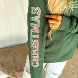 Merry Christmas Plaid Sweashirt