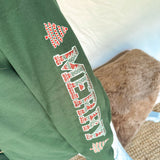 Merry Christmas Plaid Sweashirt