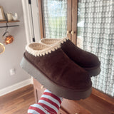Coffee Brandi Platform Slipper