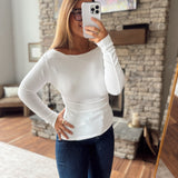 Off White Wisteria Way Top