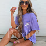 Be The Good Pocket Graphic Tee on Violet *Final Sale*