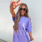 Be The Good Pocket Graphic Tee on Violet *Final Sale*