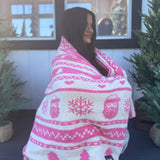 BIRDIE Blanket in Sugar Chalet