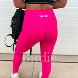 BIRDIE Melt Leggings in Hot Pink