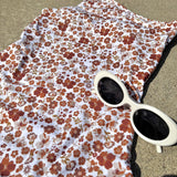 Floral One Piece One Shoulder Swimsuit