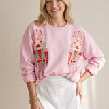 Double Nutcracker Pink Sweatshirt