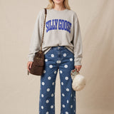 Silly Goose Oatmeal Knit Sweatshirt