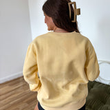 BIRDIE Ease Crewneck Pullover in Buttercup