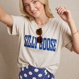 Silly Goose Boxy Ivory Tee