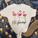Let's Flamingle Graphic Tee