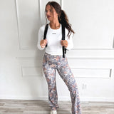BIRDIE Sculpt Yoga Flare in Timber Haze Camo