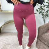 BIRDIE AirSkin Leggings in Sangria