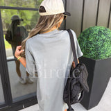 Life is Sweet Graphic Tee on Gray