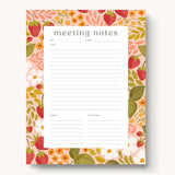 Strawberry Patch Meeting Notes Notepad