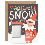 Magic Elf Instant Snow Christmas Card IN STORE