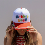 Red & Colorful Motherhood Trucker Hat