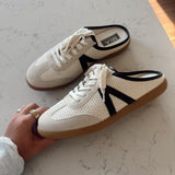 Cream Baron Slip-On Sneakers