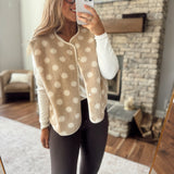 Taupe & White Kym Vest
