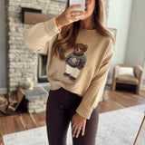 Khaki Cold Paws Sweater
