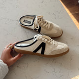 Cream Baron Slip-On Sneakers