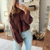 Brownie Star Print Sweater