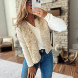 Oatmeal Wendi Sweater Vest
