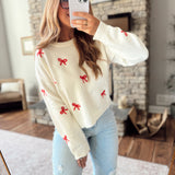 Off White Just Add Bows Sweater