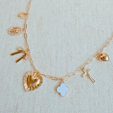 Big Heart Charm Necklace